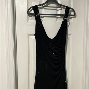 Chic Black Backless Dress